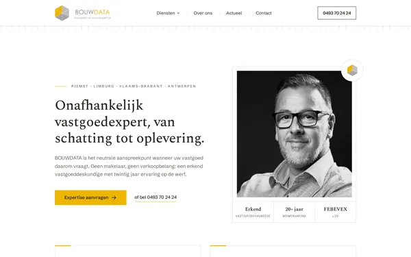Website BOUWDATA