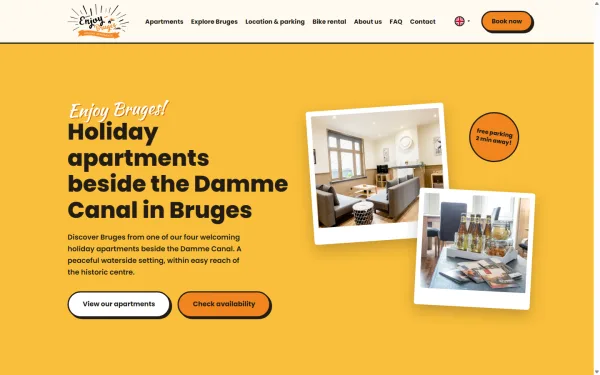 Website Enjoy Bruges