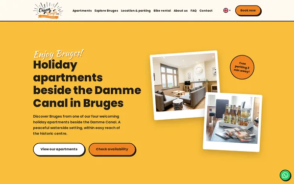 Website Enjoy Bruges