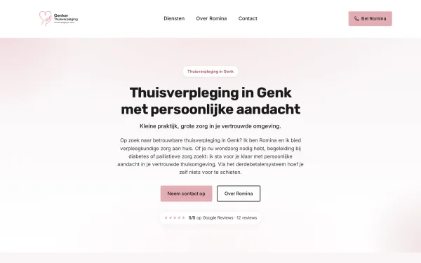 Website Genkerthuisverpleging
