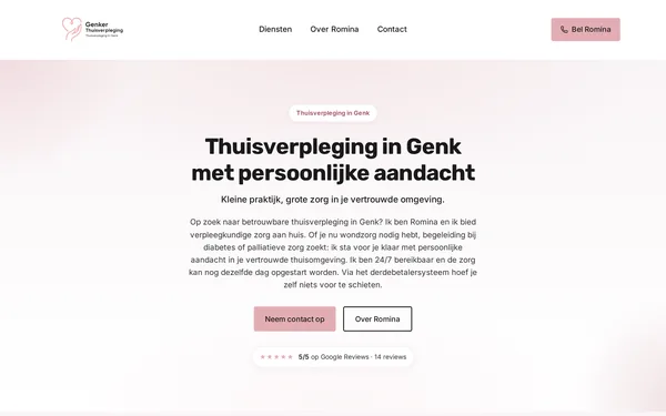 Website Genkerthuisverpleging