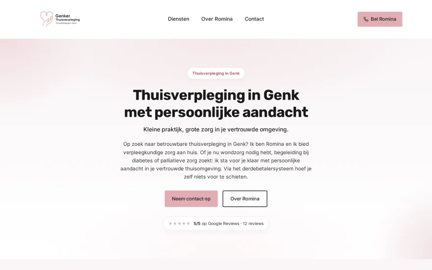 Website Genkerthuisverpleging