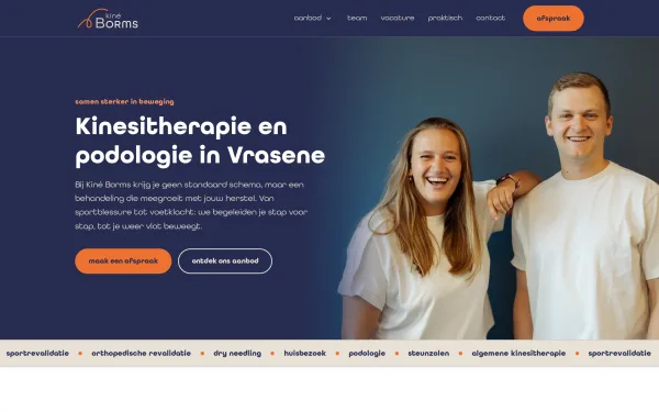 Website Kiné Borms