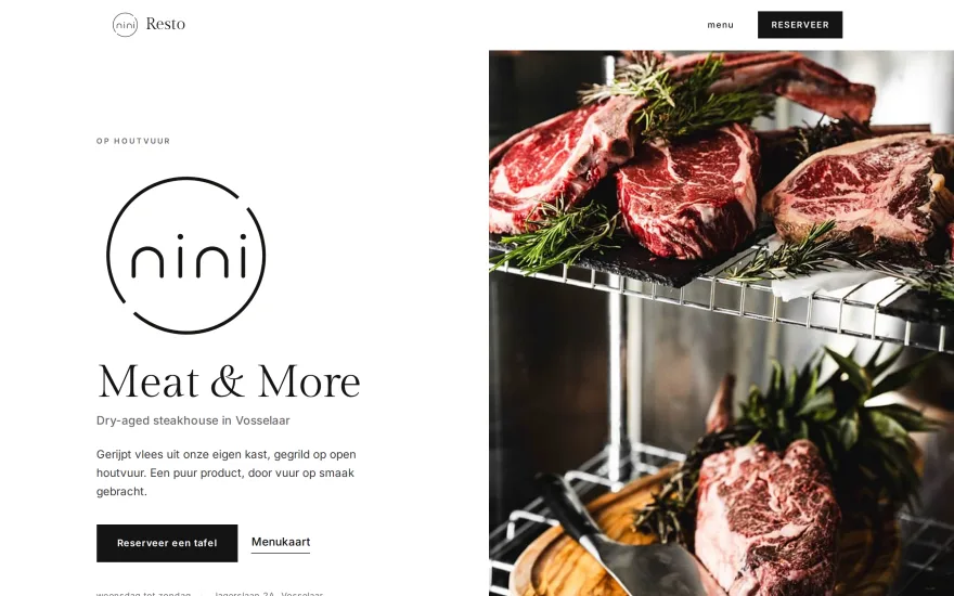 Website NINI Resto