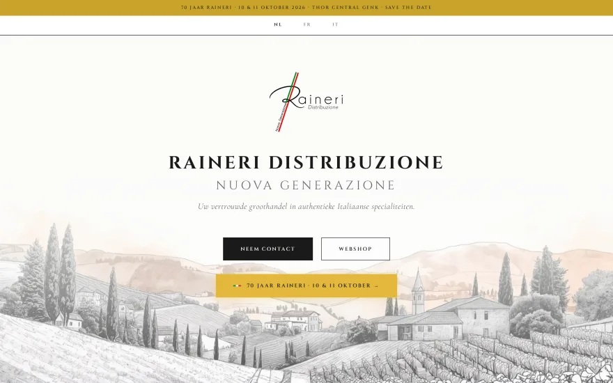 Website Raineri Distribuzione