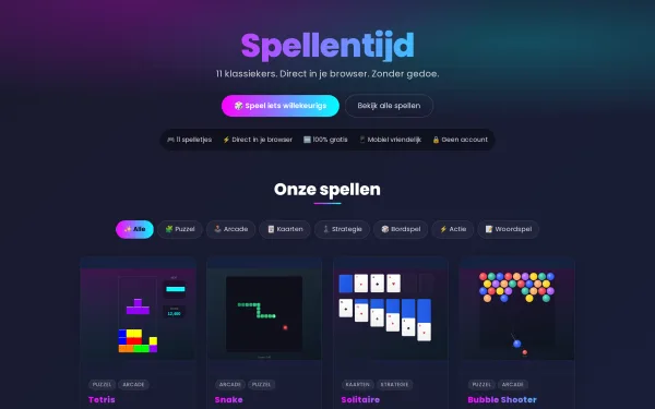 Website Spellentijd