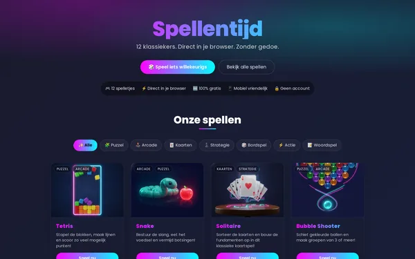 Website Spellentijd