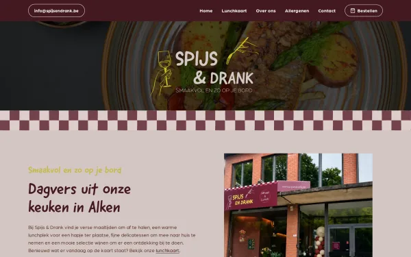 Website Spijs en Drank