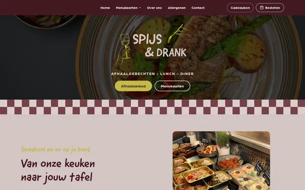 Website Spijs en Drank