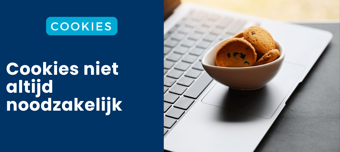 Koekjes op een laptop