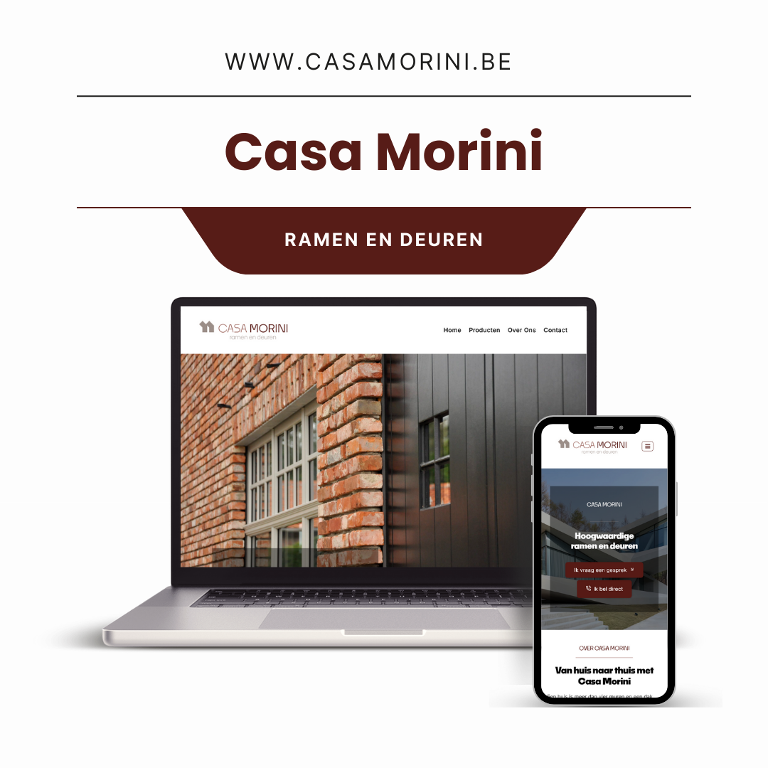 Website laten maken voor Casa Morini