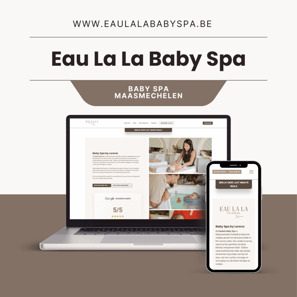 PodaLink webdesign Website laten maken voor eaulalababyspa